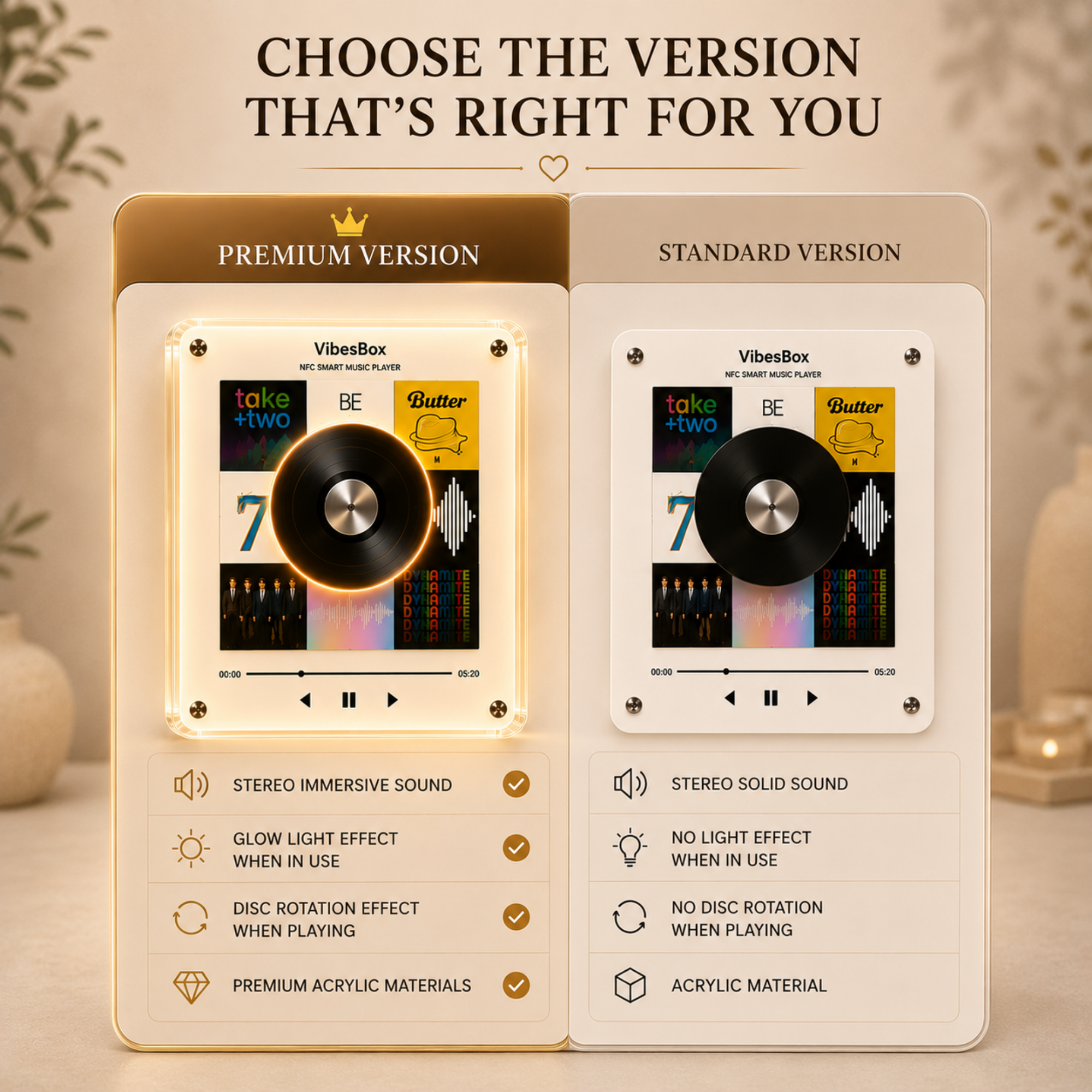VibeBox™ – Magnetic Music Player